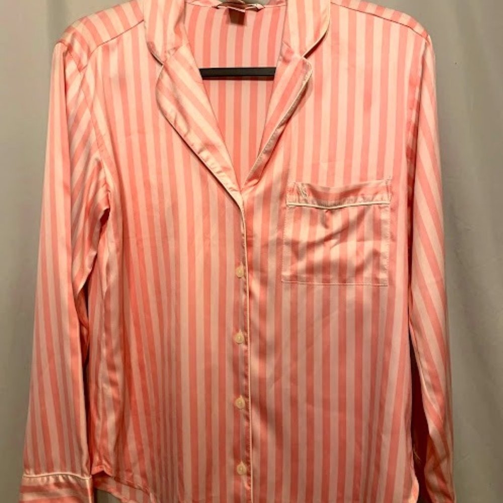 Victoria Secret PJ Pink & White Stripes SM
